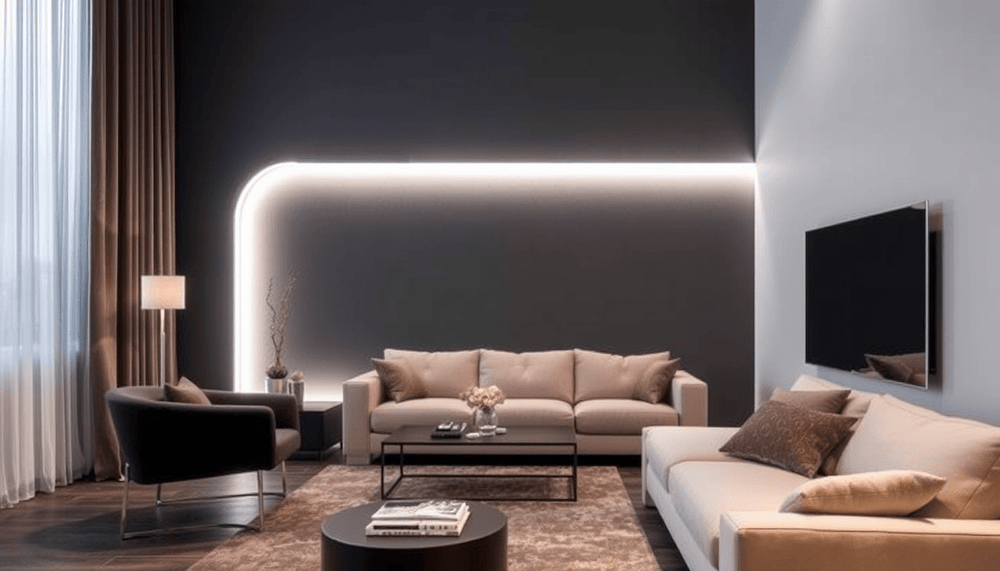 Éclairage LED connecté pour un intérieur raffiné : design sur mesure et performance éco-responsable