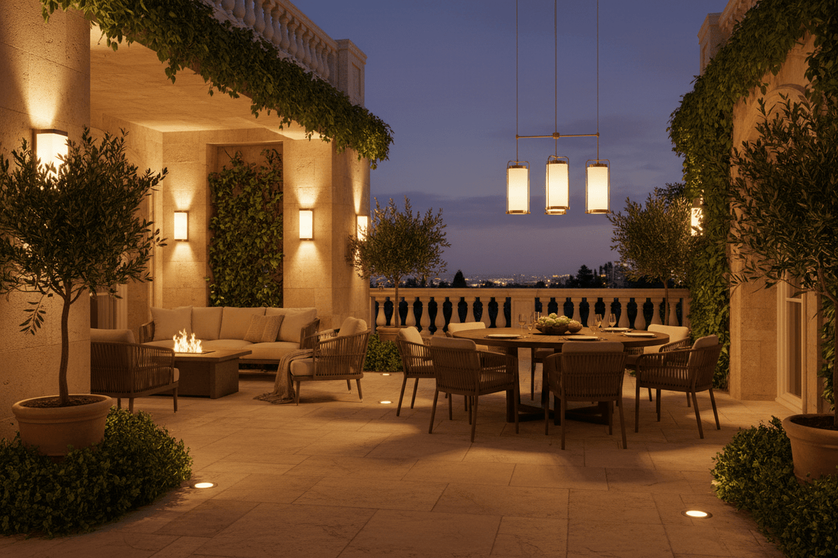 Comment éclairer une terrasse sans éblouir ?