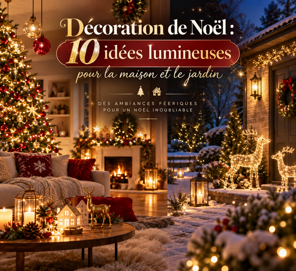 Décoration de Noël : 10 idées lumineuses pour la maison et le jardin