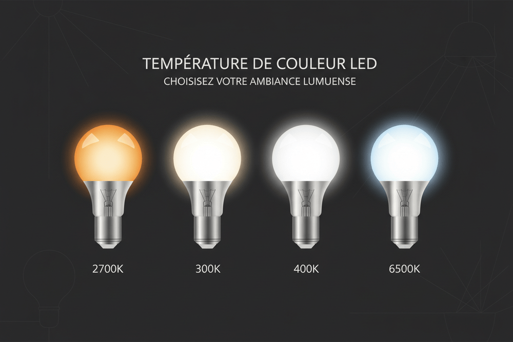 Quelle température de couleur LED choisir ?