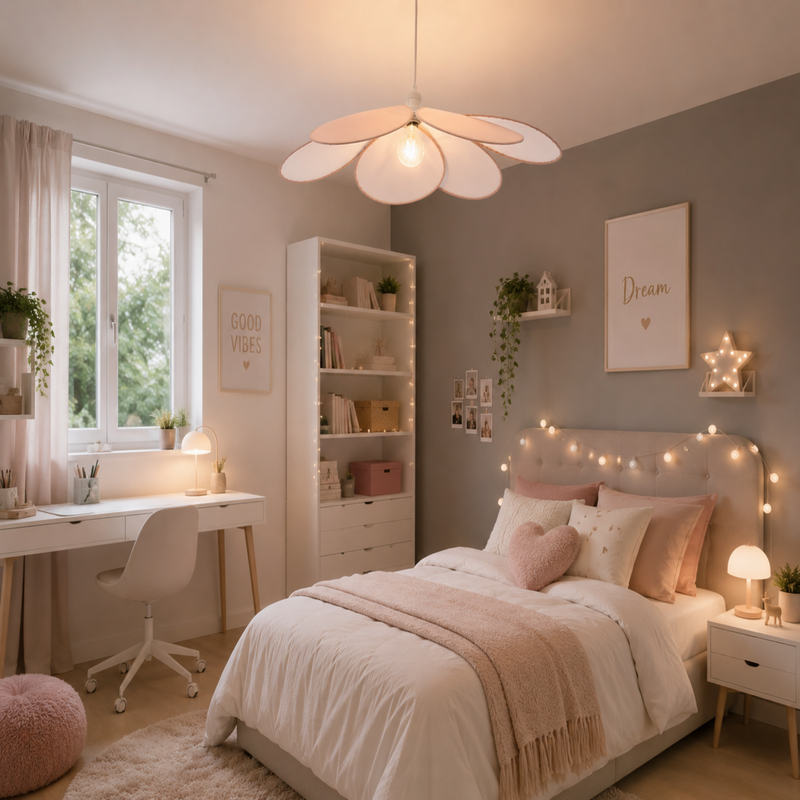 Éclairage chambre fille