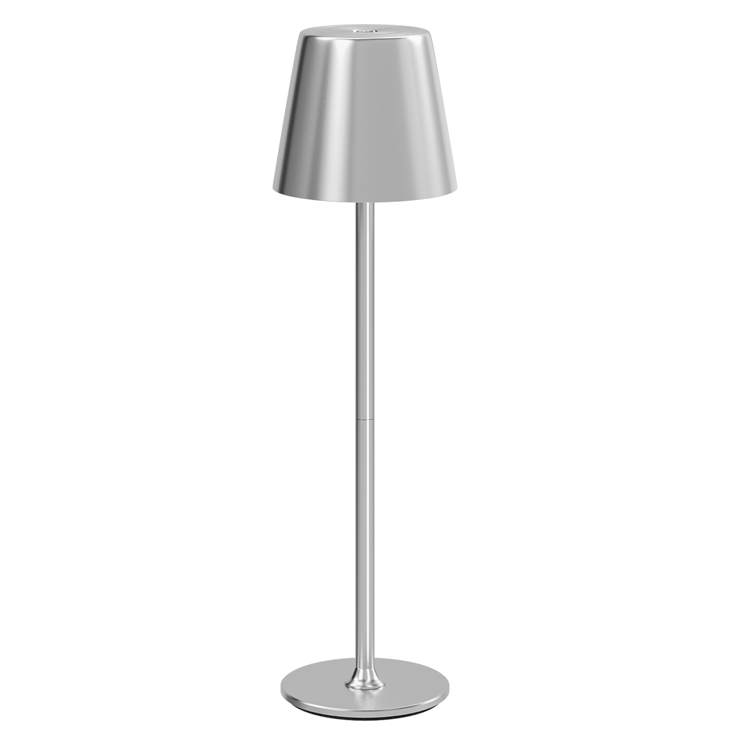 lampe chevet usb argent 