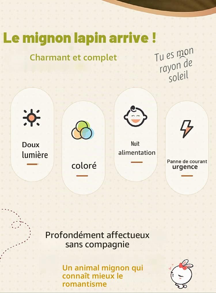 Lampe de chevet bébé