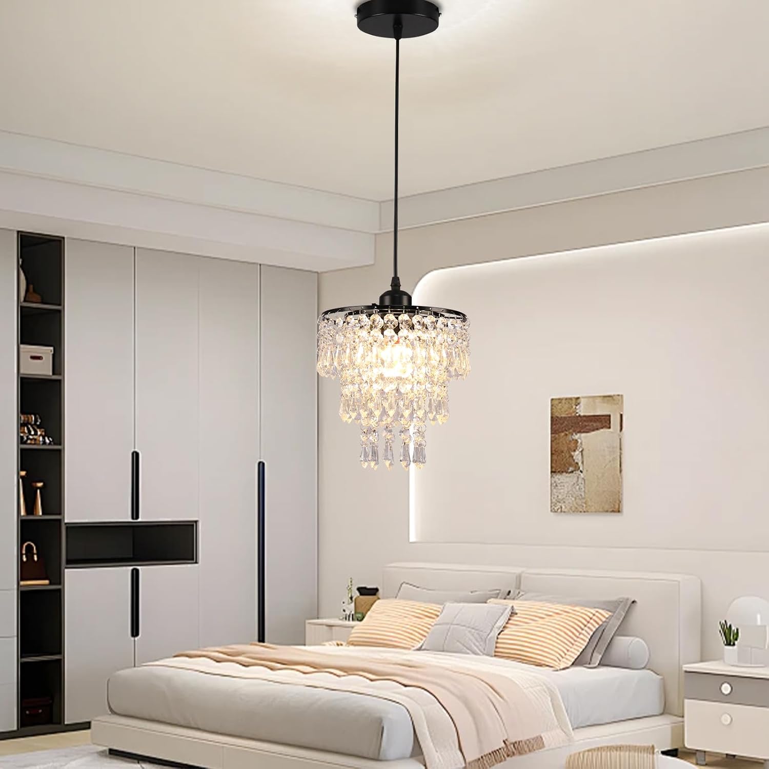 Lustre Cristal LED Moderne