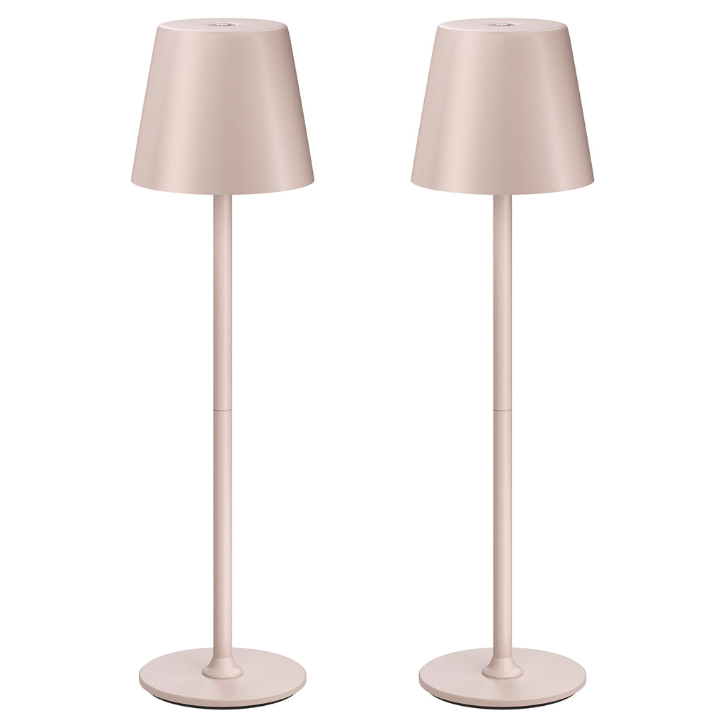 lampe chevet usb rose 
