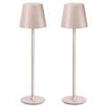 lampe chevet usb rose 