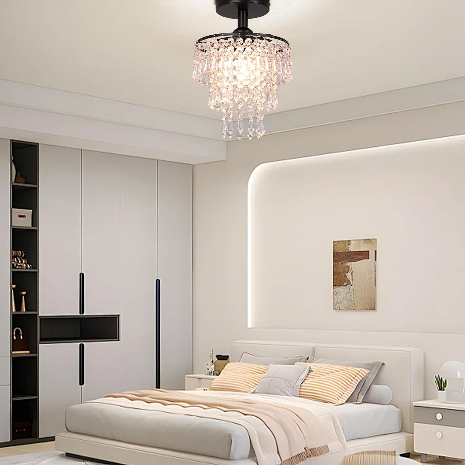 Lustre Cristal LED Moderne