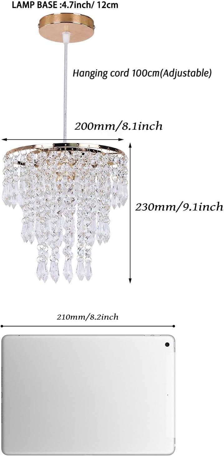 Lustre Cristal LED Moderne