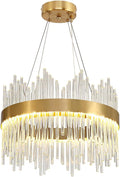 Lustre cristal or : chandelier salon