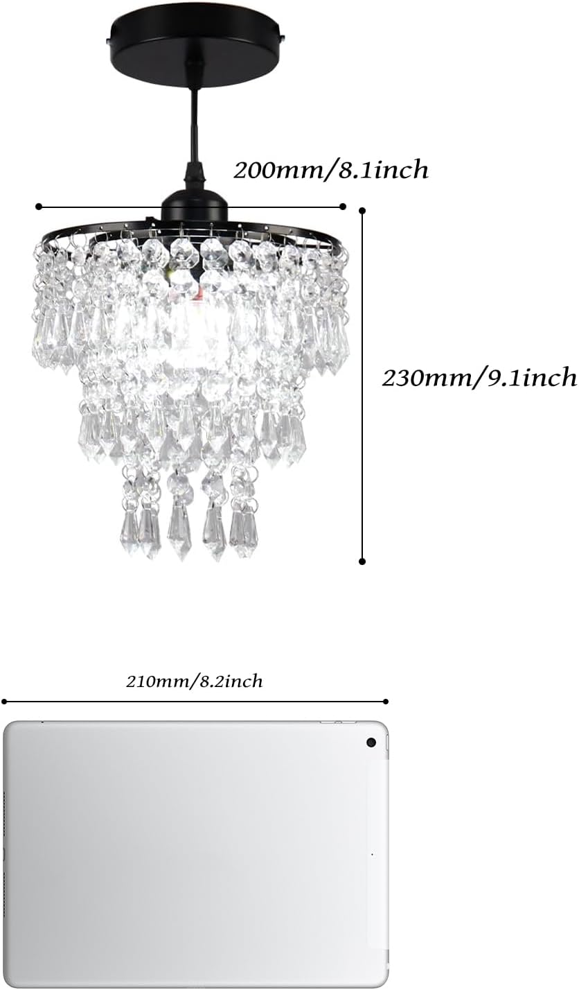 Lustre Cristal LED Moderne