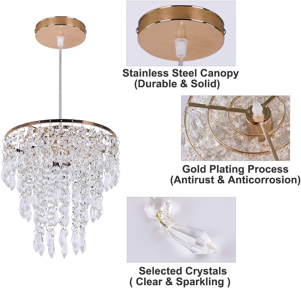 Lustre Cristal LED Moderne
