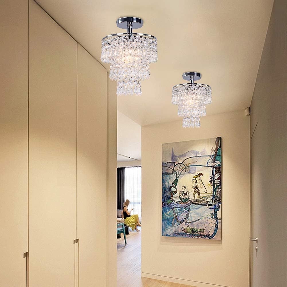 Lustre Cristal LED Moderne