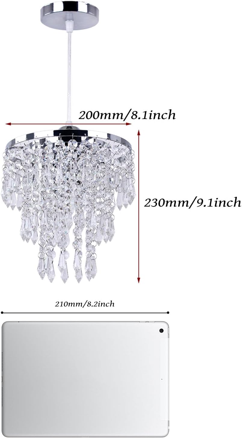 Lustre Cristal LED Moderne