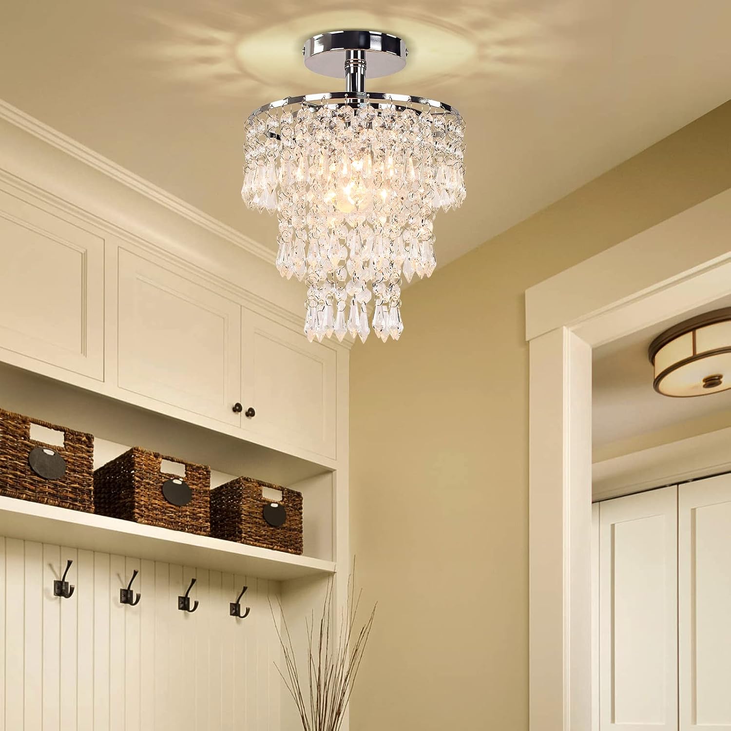 Lustre Cristal LED Moderne