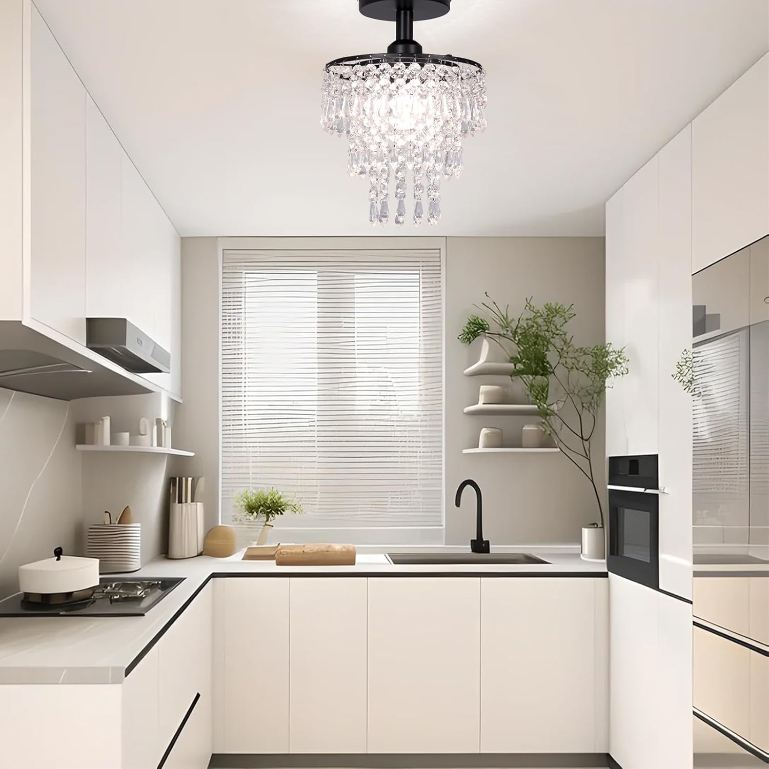 Lustre Cristal LED Moderne