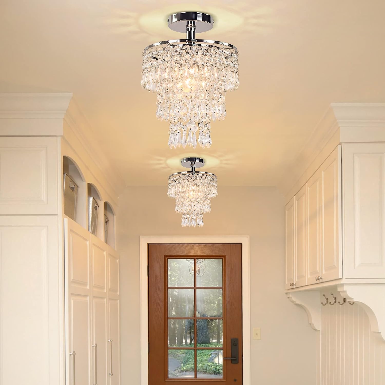 Lustre Cristal LED Moderne