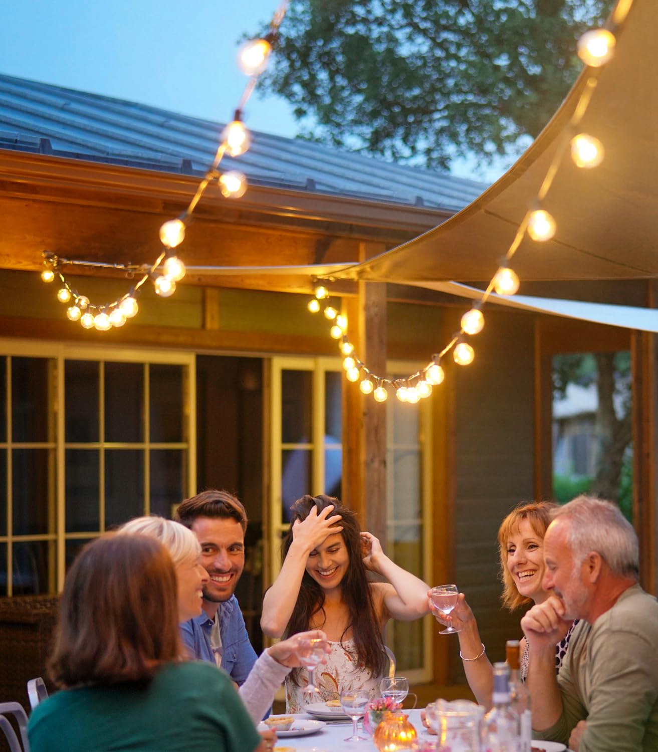 guirlande LED extérieur 15 mètres