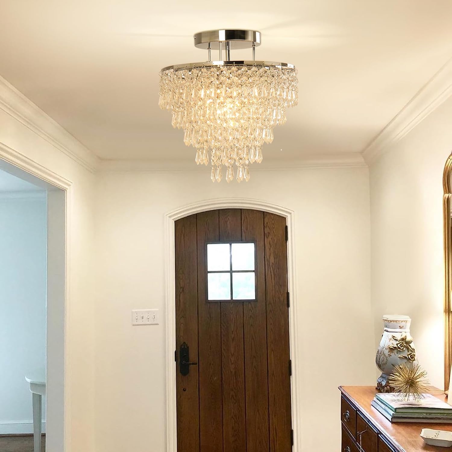 Lustre Cristal LED Moderne