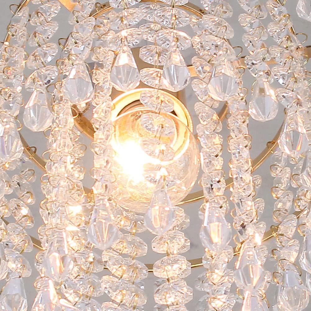 Lustre Cristal LED Moderne
