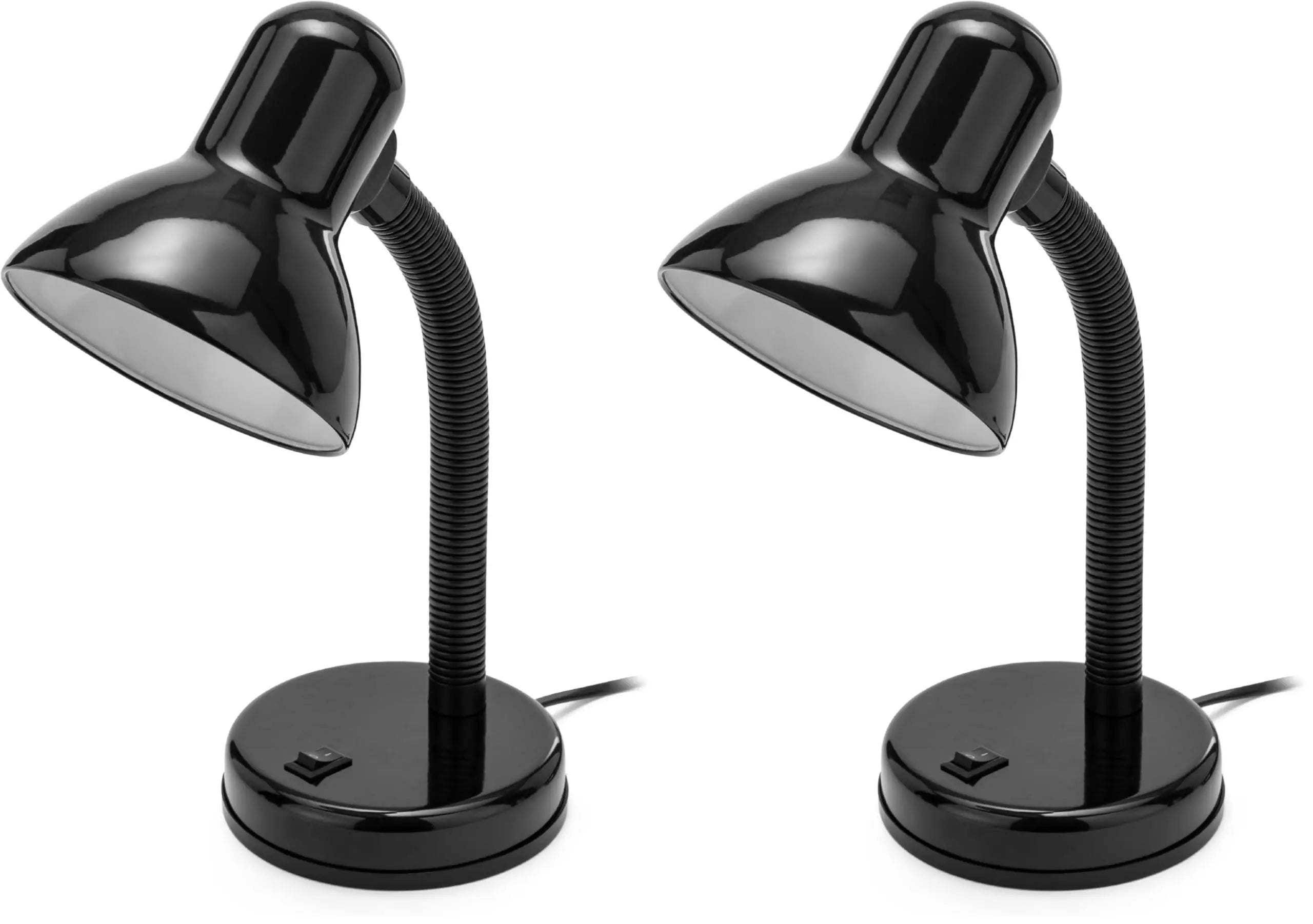 lampe noire de bureau