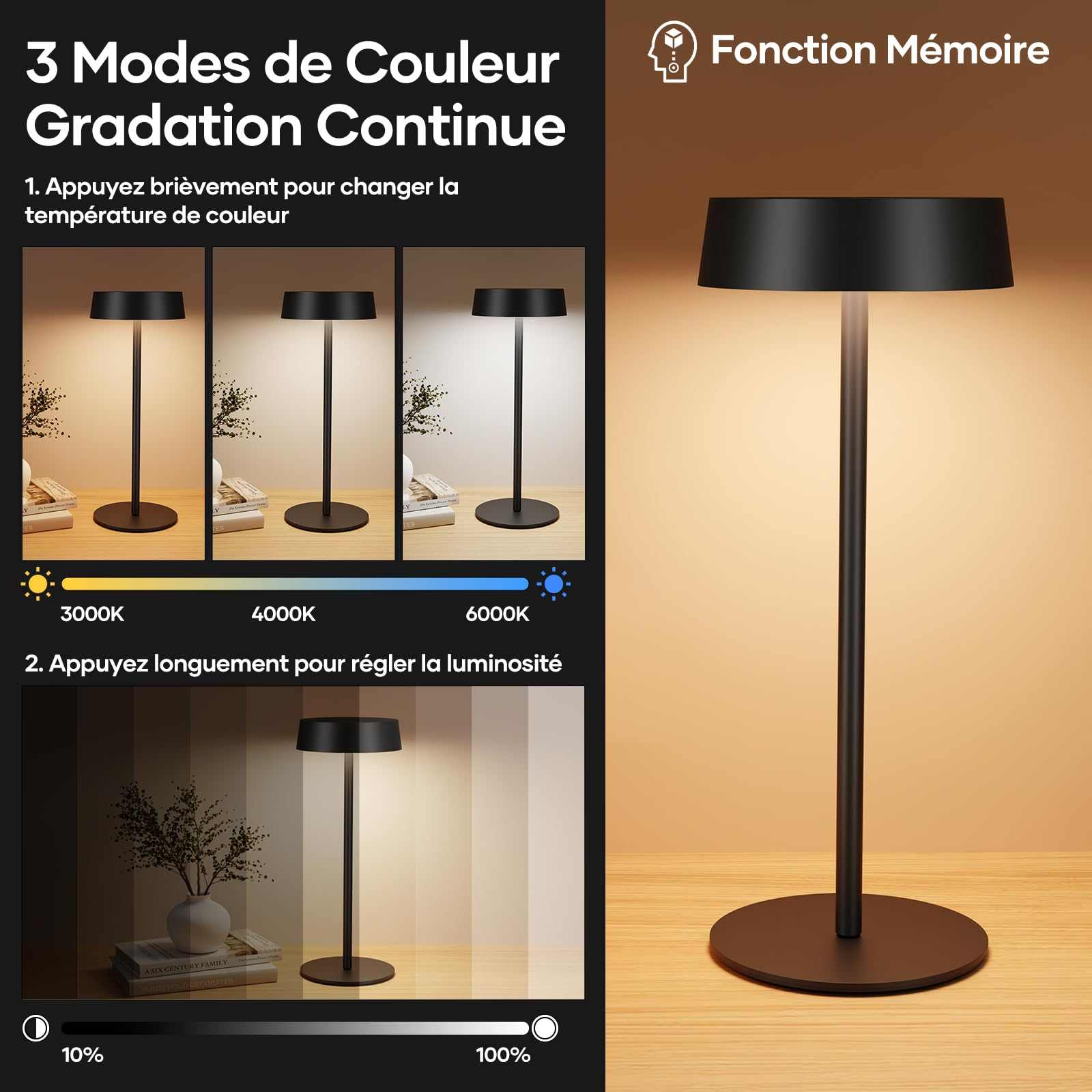 achat lampe de chevet solaire