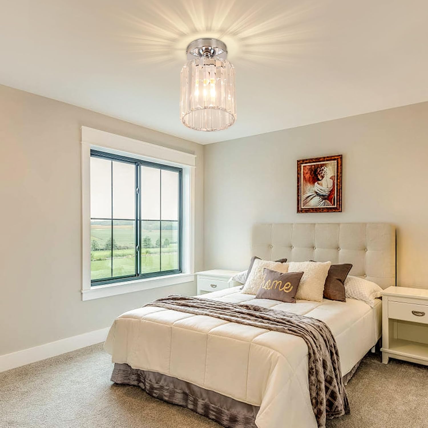 Lustre Cristal LED Moderne