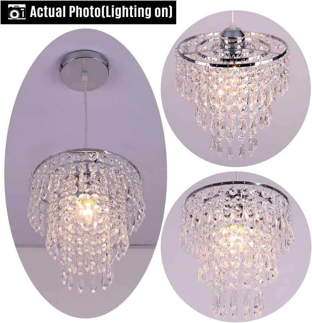 Lustre Cristal LED Moderne