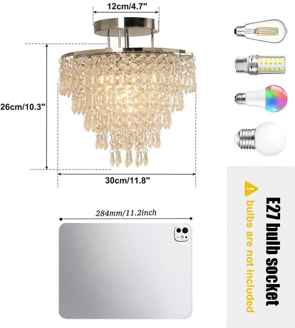 Lustre Cristal LED Moderne
