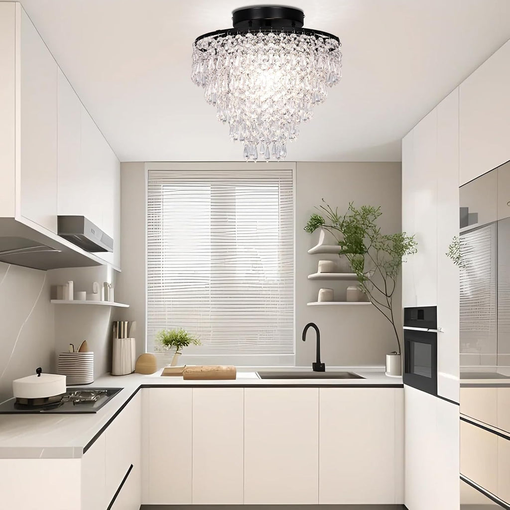 Lustre Cristal LED Moderne