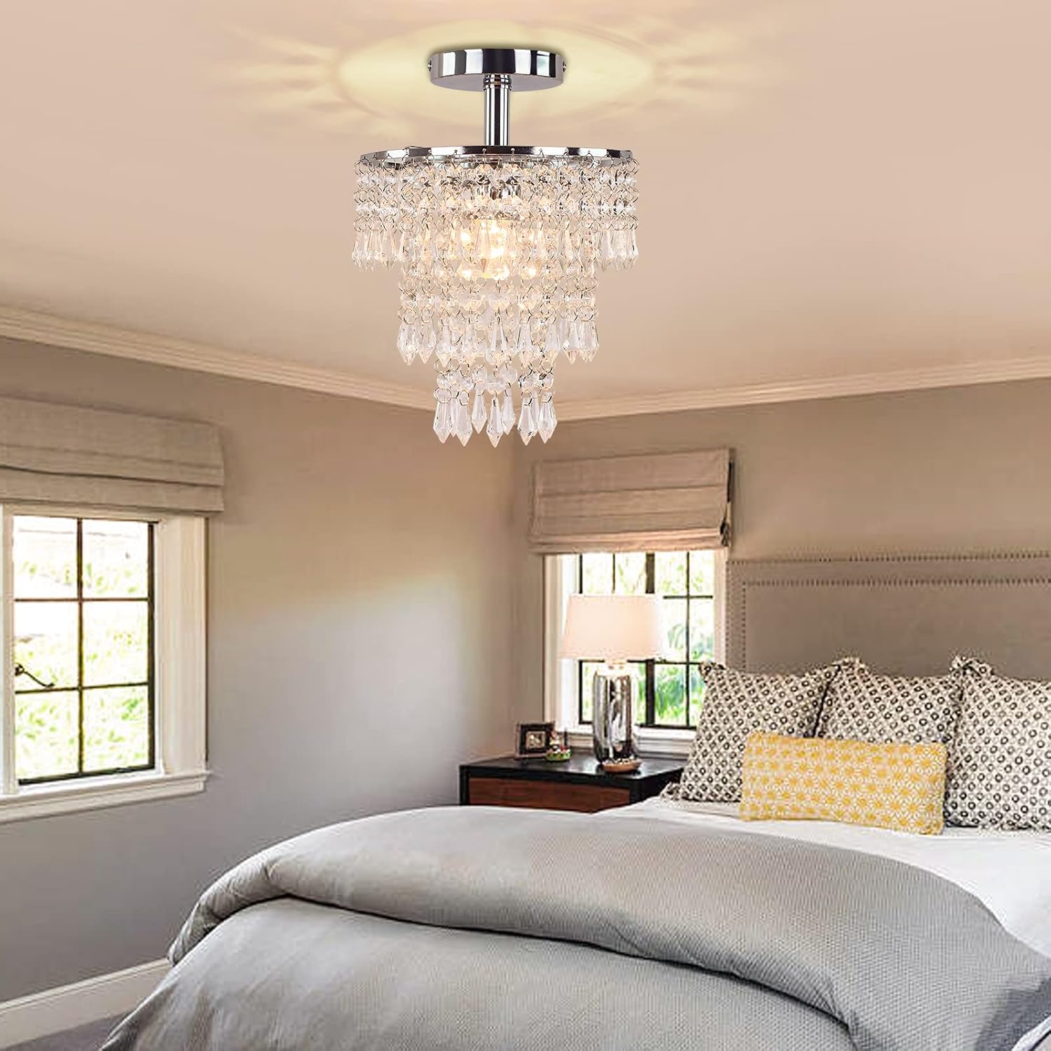 Lustre Cristal LED Moderne
