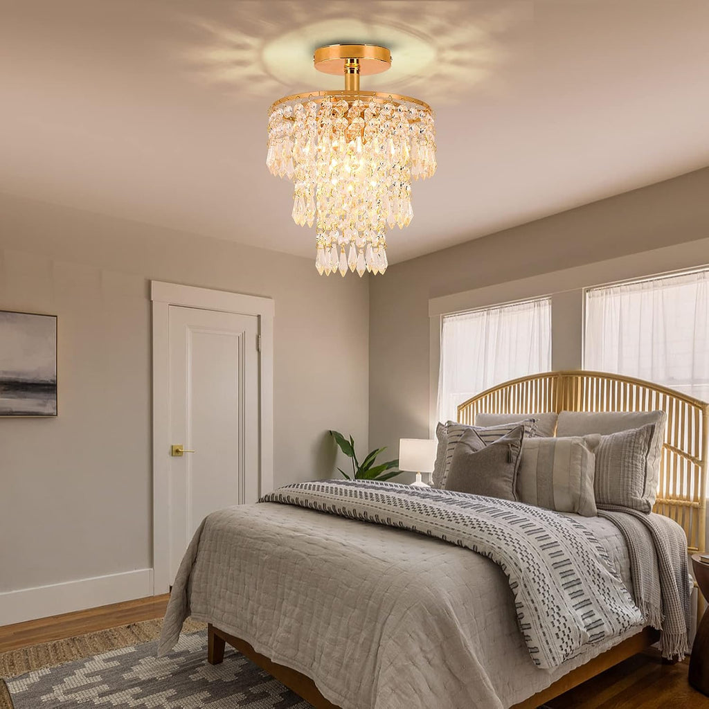 Lustre Cristal LED Moderne