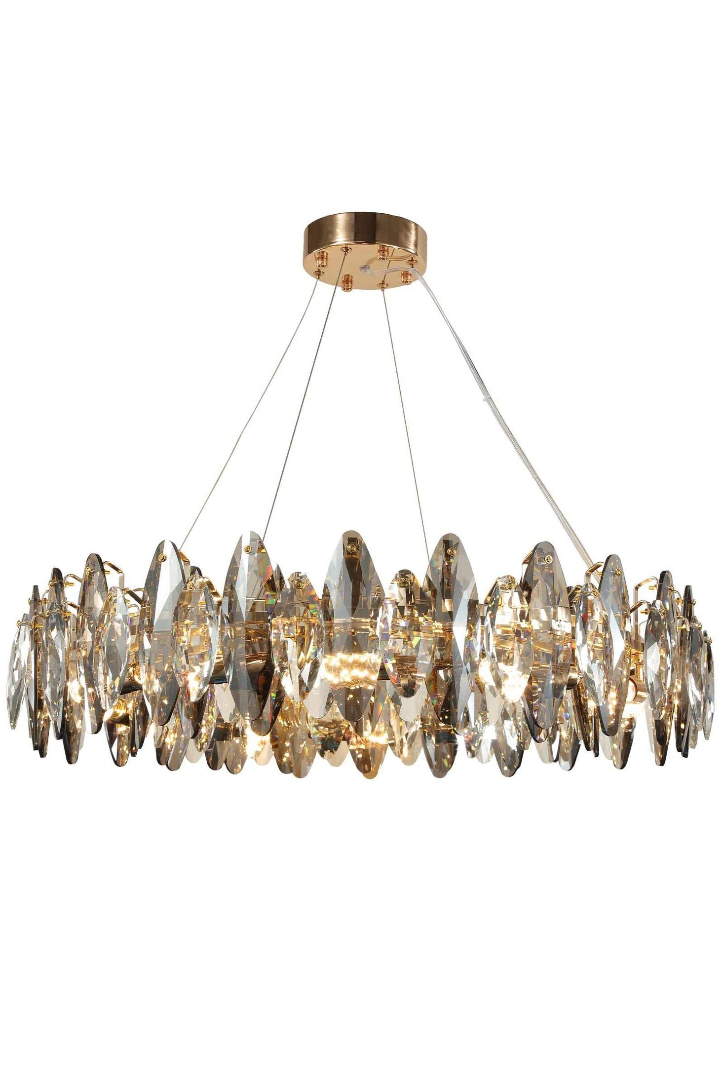 Lustre cristal moderne 