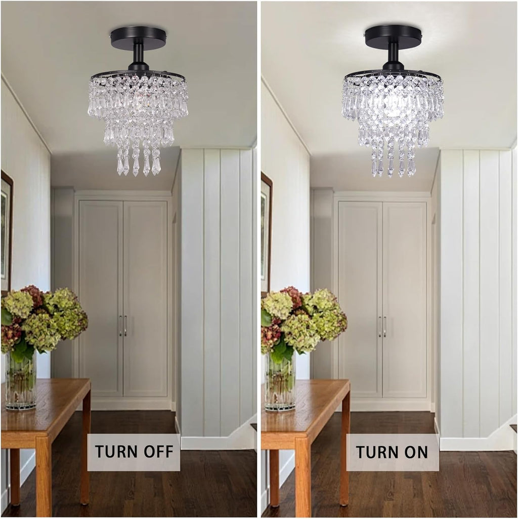 Lustre Cristal LED Moderne
