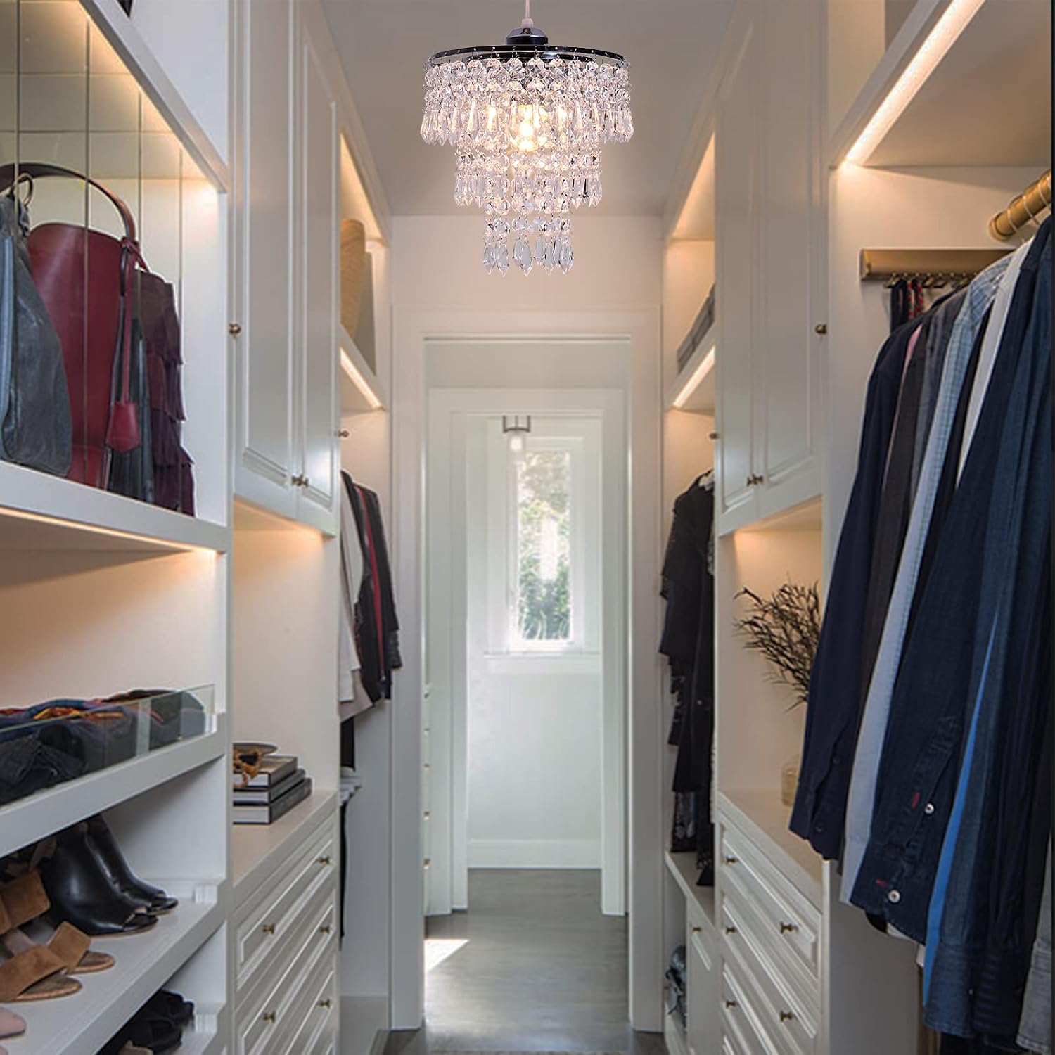 Lustre Cristal LED Moderne