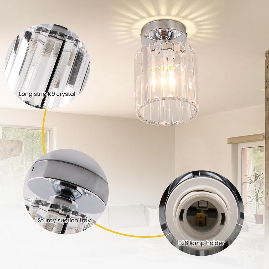 Lustre Cristal LED Moderne
