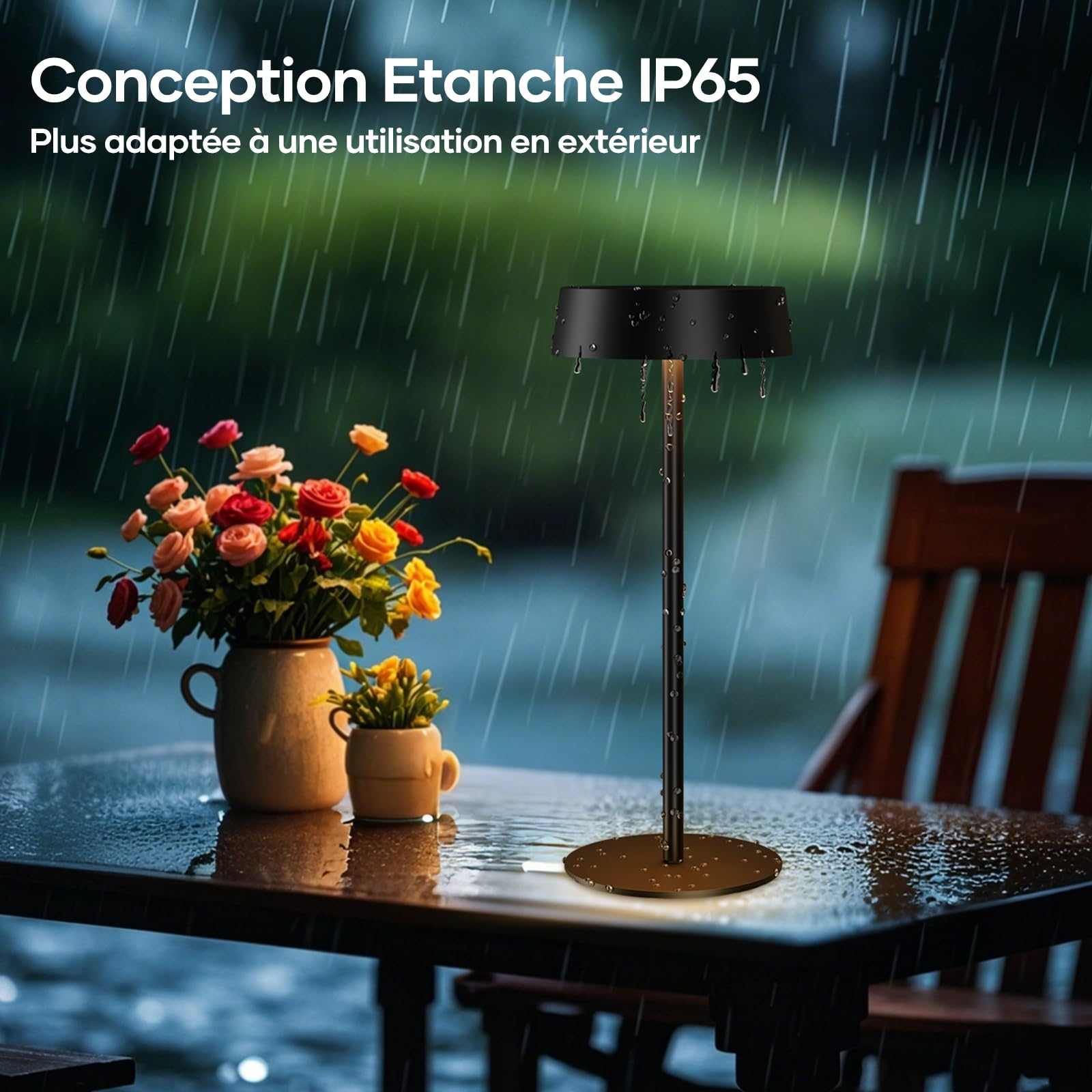 lampe de chevet solaire sans fil