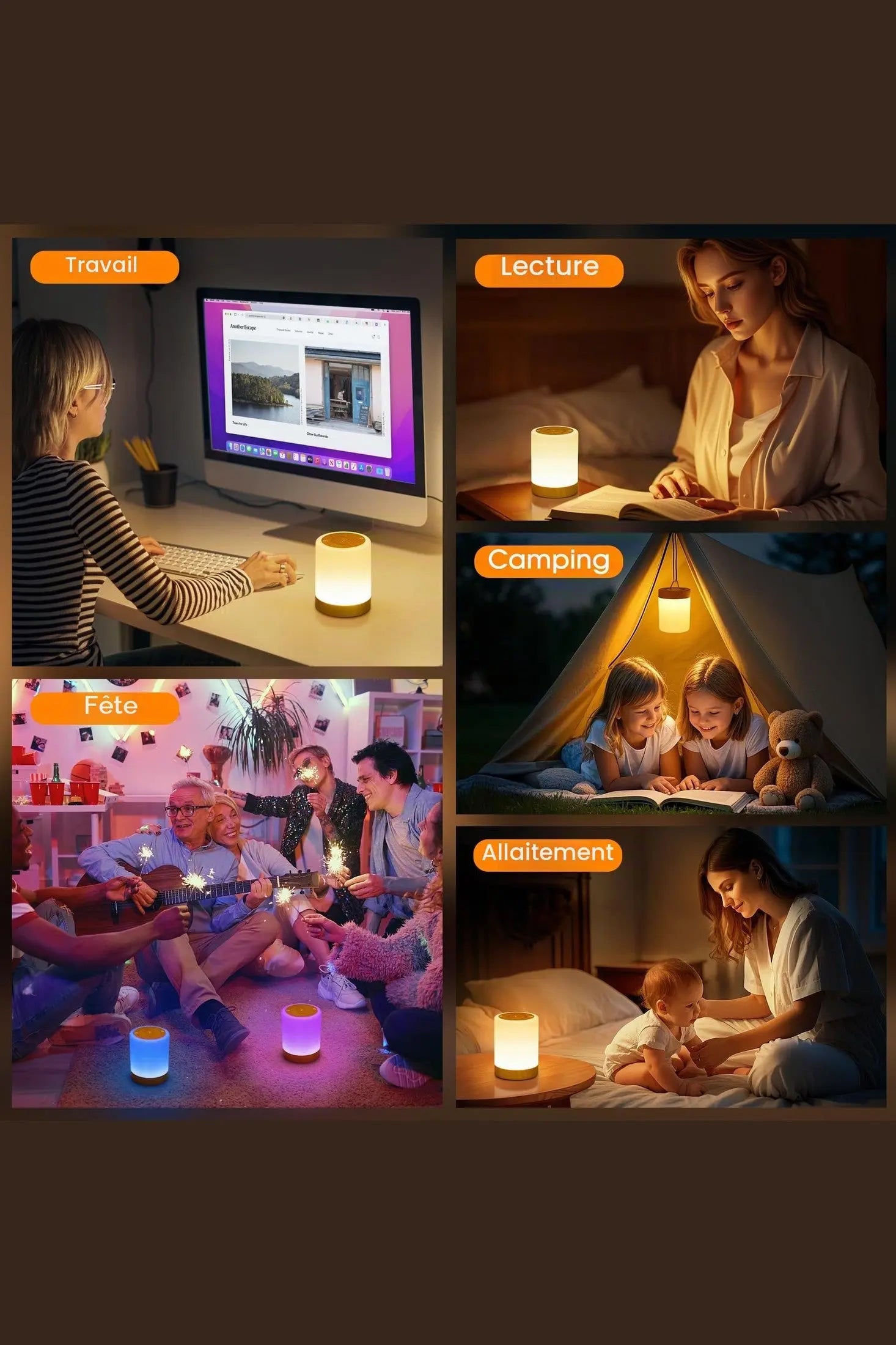 Lampe chevet LED