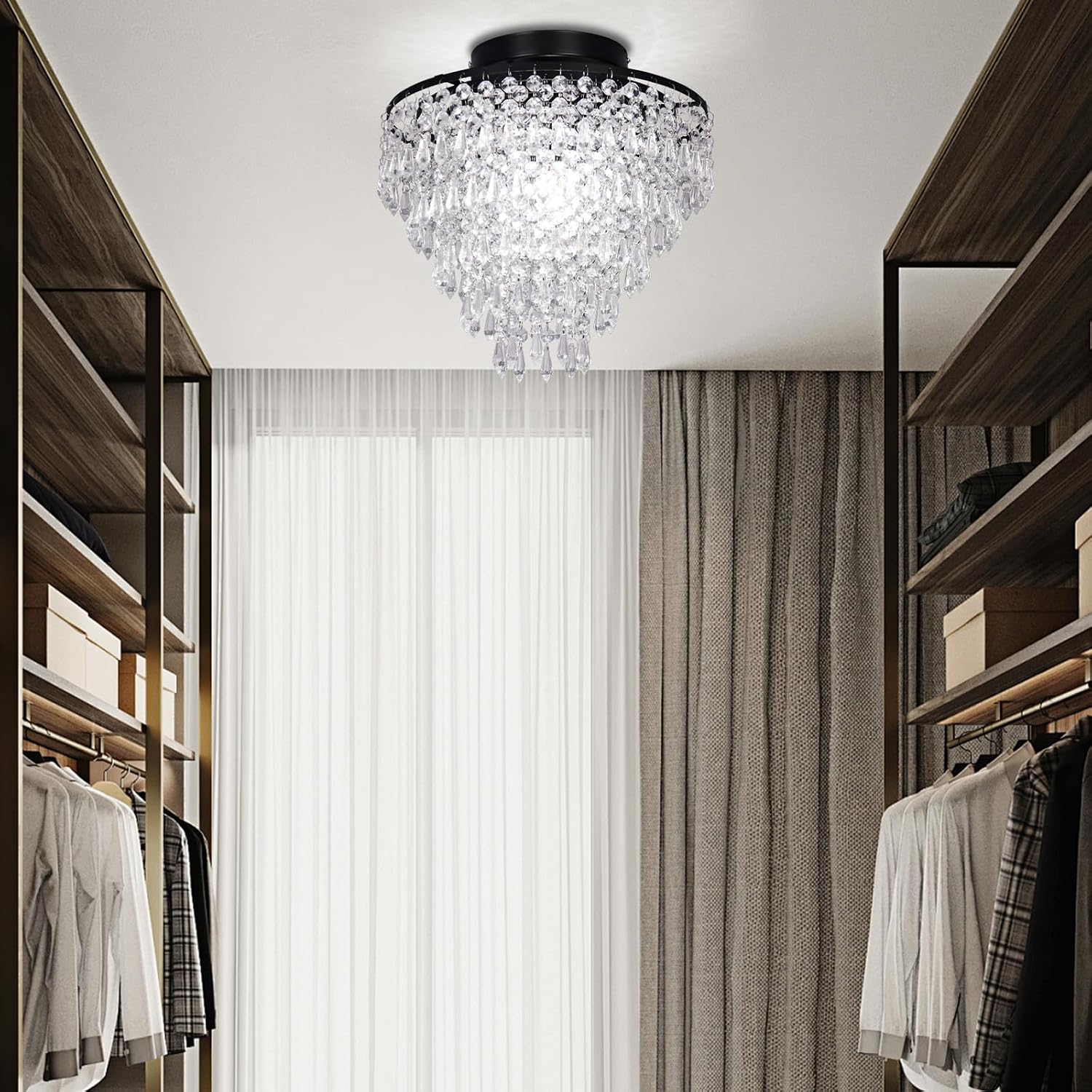 Lustre Cristal LED Moderne