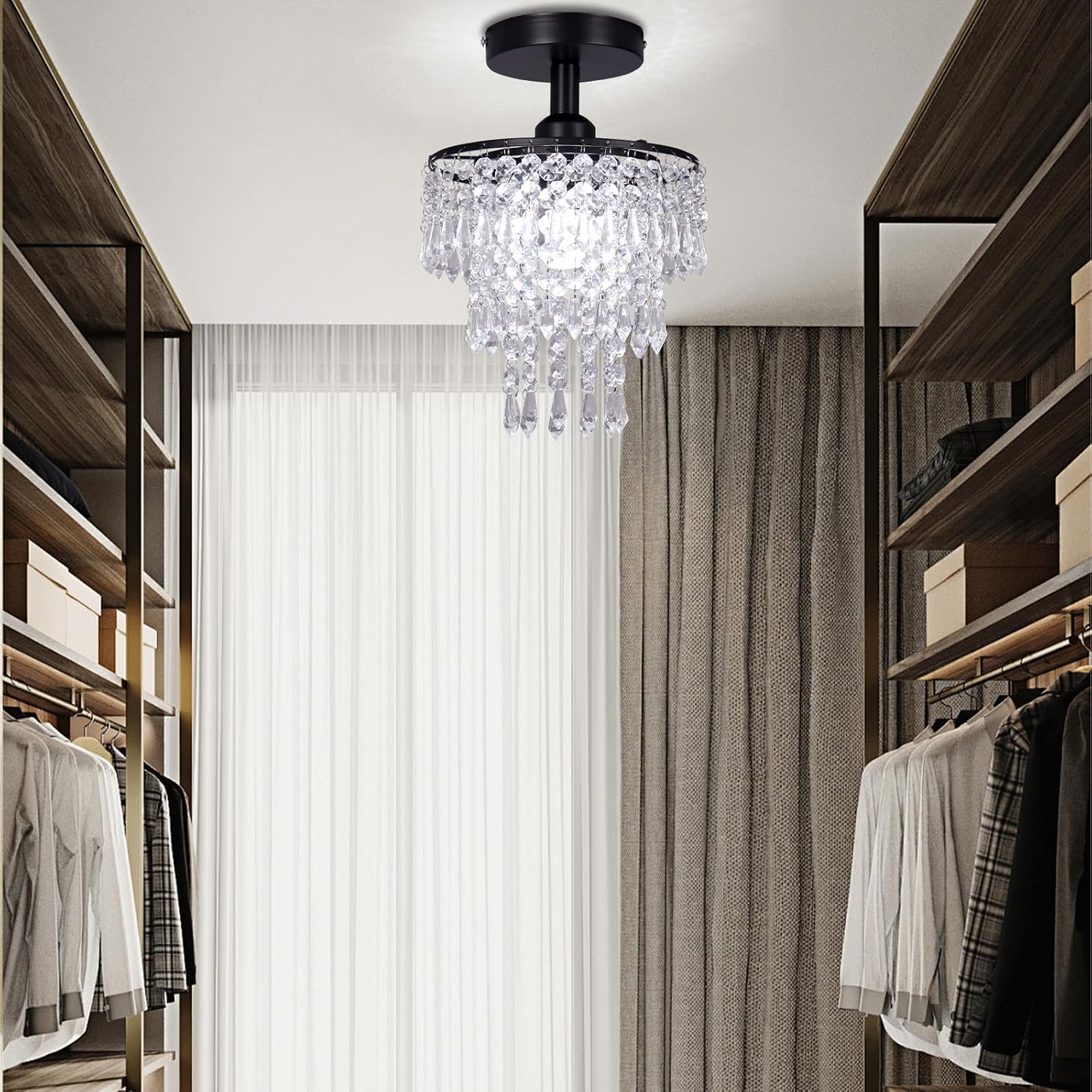 Lustre Cristal LED Moderne