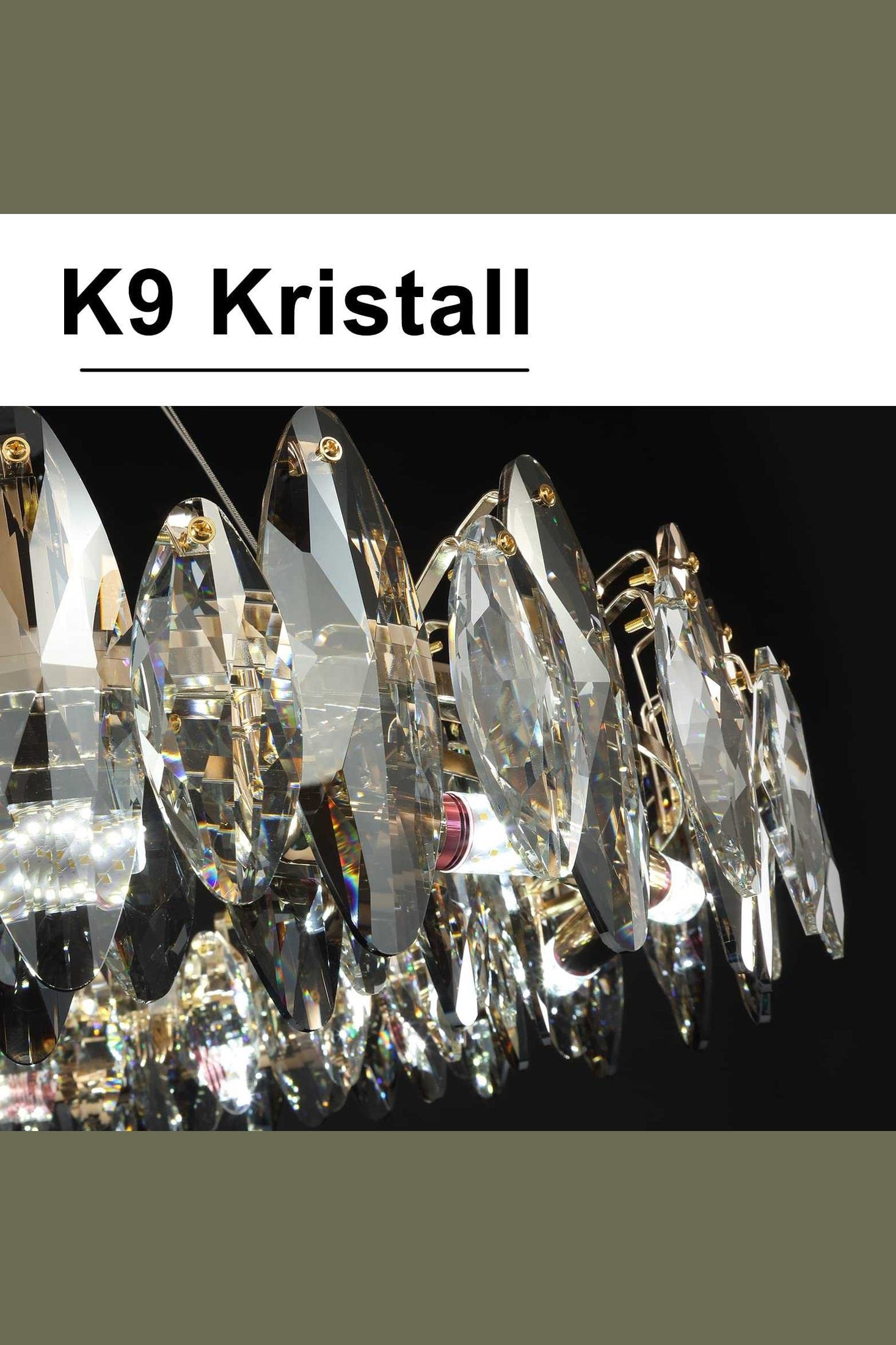 lustre cristal k9