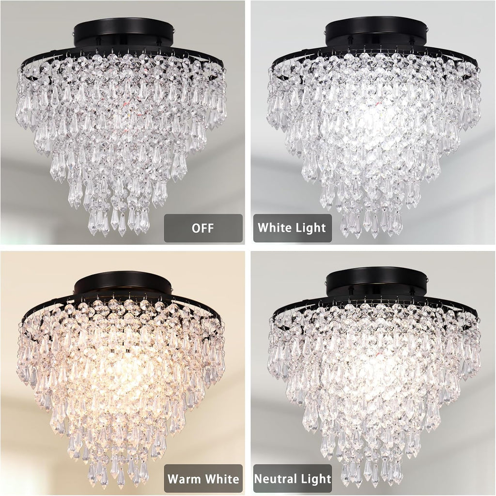 Lustre Cristal LED Moderne