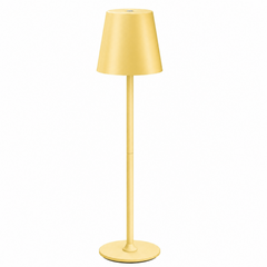Lampe de chevet jaune tactile et USB