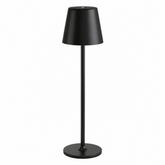 Lampe de chevet noire tactile et USB