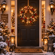 Couronne de Noël Lumineuse LED