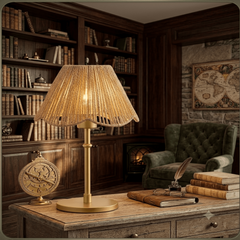 Lampe artisanale en papier