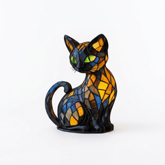 vue de face lampe de chevet de marque tiffany