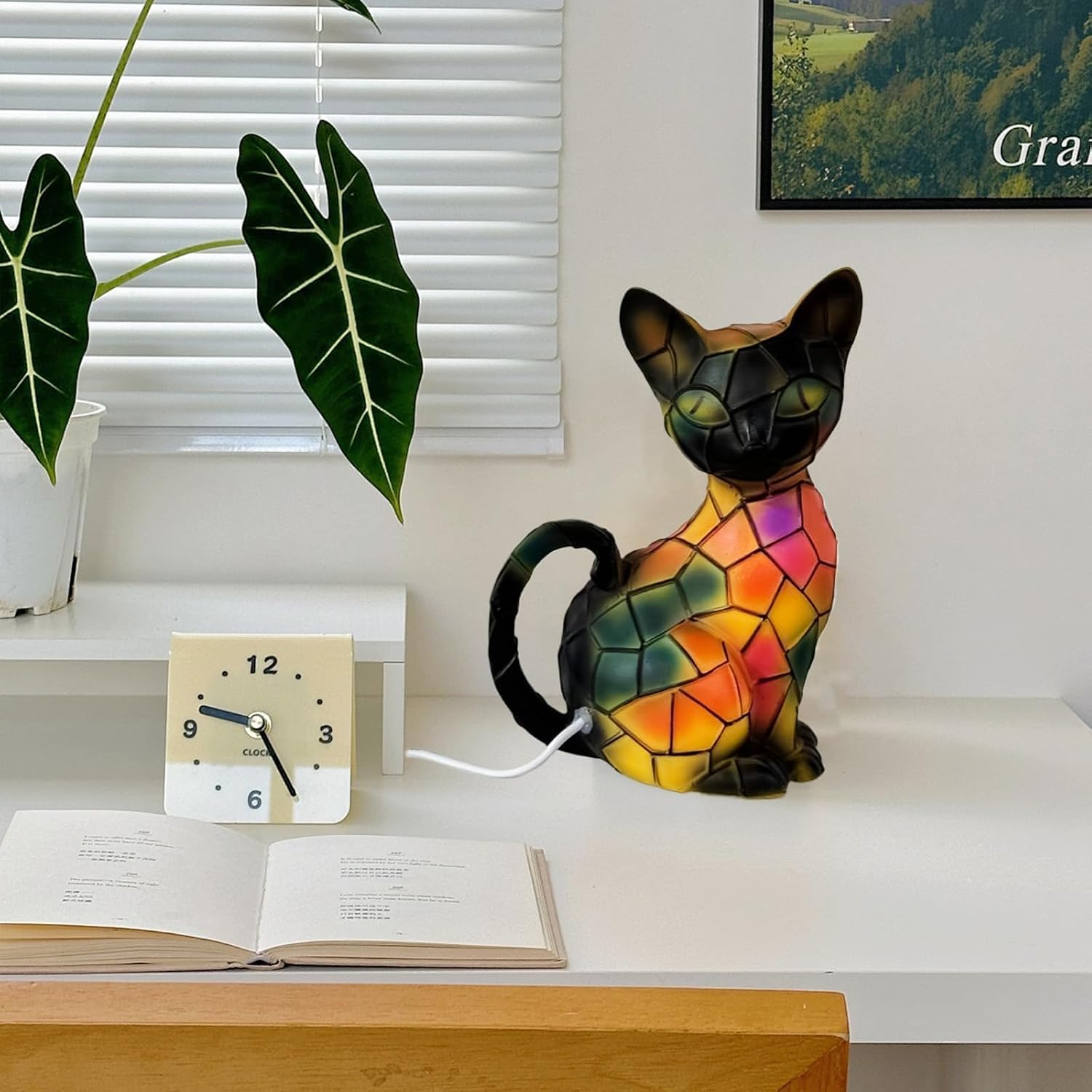 Lampe de chevet chat