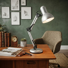 Lampe de chevet grise orientable PIXA