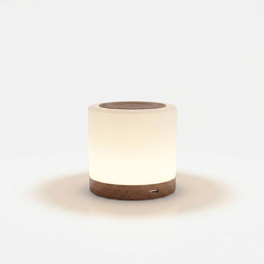Veilleuse LED Tactile à Intensité Variable – Lampe Design pour Chambre