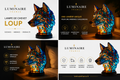 Lampe chevet loup : idéal chambre